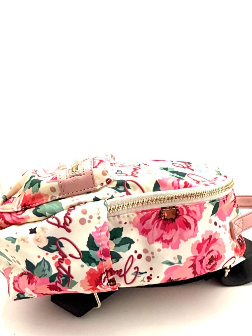 Juicy Couture "Pick Ur Petal" Mini Backpack In Cream With Floral Print - Picture 5 of 14